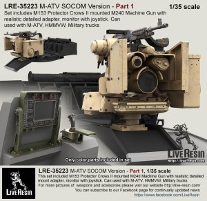 画像1: Live Resin[LRE35223]1/35  M-ATV 特殊部隊仕様改造セット(1) (1)
