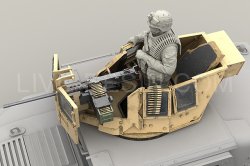 画像8: Live Resin[LRE35227]1/35  ハンヴィー装甲銃塔+海兵隊フィギュア+M2機銃セット