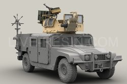 画像2: Live Resin[LRE35231]1/35  ハンヴィー装甲銃塔海兵隊仕様(3)+M240G機銃セット