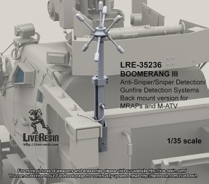 画像1: Live Resin[LRE35236]1/35  ブーメランIII 対狙撃システム(1) (1)