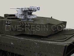 画像2: Live Resin[LRE35240]1/35  FLW200遠隔操作銃塔(1).50機銃+低姿勢砲塔