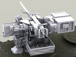 画像6: Live Resin[LRE35240]1/35  FLW200遠隔操作銃塔(1).50機銃+低姿勢砲塔