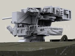 画像7: Live Resin[LRE35240]1/35  FLW200遠隔操作銃塔(1).50機銃+低姿勢砲塔