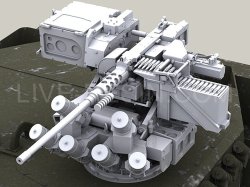 画像8: Live Resin[LRE35240]1/35  FLW200遠隔操作銃塔(1).50機銃+低姿勢砲塔