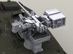 画像8: Live Resin[LRE35241]1/35  FLW200遠隔操作銃塔(2).50機銃+高姿勢砲塔