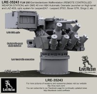 Live Resin[LRE35243]1/35  FLW200遠隔操作銃塔(4)40mm擲弾+高姿勢砲塔