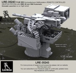 画像2: Live Resin[LRE35243]1/35  FLW200遠隔操作銃塔(4)40mm擲弾+高姿勢砲塔