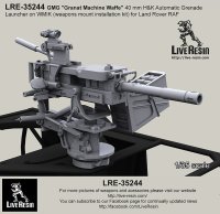 Live Resin[LRE35244]1/35  H&K GMG40mm擲弾発射器&銃架