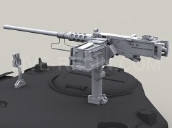 画像4: Live Resin[LRE35246]1/35  M2 .50口径機銃&車載銃架 朝鮮戦争-冷戦期(2)