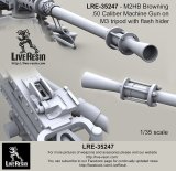 Live Resin[LRE35247]1/35  M2 .50口径機銃&三脚架 WWII-冷戦期(1)