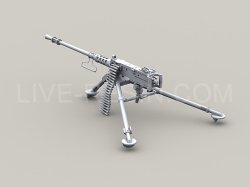 画像3: Live Resin[LRE35247]1/35  M2 .50口径機銃&三脚架 WWII-冷戦期(1)