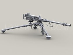 画像4: Live Resin[LRE35247]1/35  M2 .50口径機銃&三脚架 WWII-冷戦期(1)