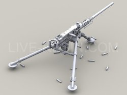 画像4: Live Resin[LRE35248]1/35  M2 .50口径機銃&三脚架 WWII-冷戦期(2)
