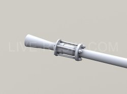画像3: Live Resin[LRE35249]1/35  M2 .50口径機銃銃身 フラッシュハイダー付き(5個)