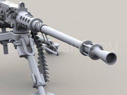 画像4: Live Resin[LRE35249]1/35  M2 .50口径機銃銃身 フラッシュハイダー付き(5個)