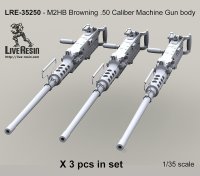 Live Resin[LRE35250]1/35  M2 .50口径機銃(3丁)