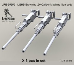 画像1: Live Resin[LRE35250]1/35  M2 .50口径機銃(3丁)