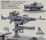 Live Resin[LRE35251]1/35  M240機銃&車載銃架(フィギュアLRM35007にお薦め)