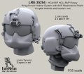 Live Resin[LRE35254]1/35  ヘリパイロットヘッド HGU/56Pヘルメット着用(3)(2種計6個)