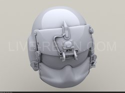 画像3: Live Resin[LRE35254]1/35  ヘリパイロットヘッド HGU/56Pヘルメット着用(3)(2種計6個)