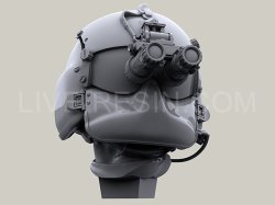 画像6: Live Resin[LRE35255]1/35  ANVIS-9暗視鏡セット(HGU/56Pヘルメット用)(7個)