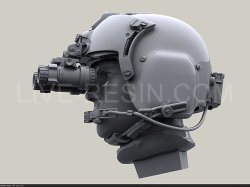 画像8: Live Resin[LRE35255]1/35  ANVIS-9暗視鏡セット(HGU/56Pヘルメット用)(7個)