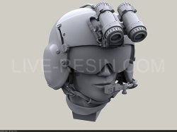 画像9: Live Resin[LRE35255]1/35  ANVIS-9暗視鏡セット(HGU/56Pヘルメット用)(7個)