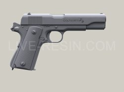 画像3: Live Resin[LRE35257]1/35  M1911A1コルトガバメント 1926年以降製造モデル(3種計6丁)