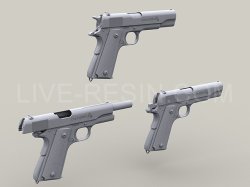 画像5: Live Resin[LRE35257]1/35  M1911A1コルトガバメント 1926年以降製造モデル(3種計6丁)