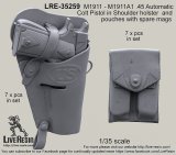 Live Resin[LRE35259]1/35  コルトガバメントショルダーホルスター&弾薬ポーチ(各7個)