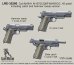 画像1: Live Resin[LRE35260]1/35  コルトM45A1CQBピストル(1)(3種計6丁) (1)