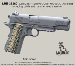 画像2: Live Resin[LRE35260]1/35  コルトM45A1CQBピストル(1)(3種計6丁)