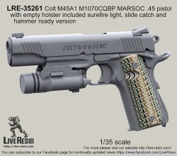 画像2: Live Resin[LRE35261]1/35  コルトM45A1CQBピストル(2)(3種計6丁)