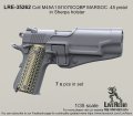 Live Resin[LRE35262]1/35  コルトM45A1CQBピストル&ホルスター(7丁)