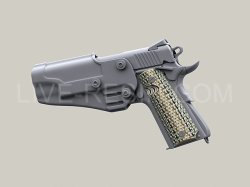 画像4: Live Resin[LRE35262]1/35  コルトM45A1CQBピストル&ホルスター(7丁)