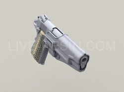 画像5: Live Resin[LRE35262]1/35  コルトM45A1CQBピストル&ホルスター(7丁)