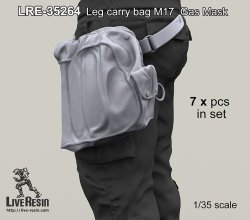 画像2: Live Resin[LRE35264]1/35  M17ガスマスク ポーチ(7個)