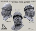 Live Resin[LRE35266]1/35  M17ガスマスク着用ヘッド(3)(6個)