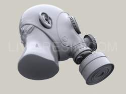 画像5: Live Resin[LRE35269]1/35  PMG-2ガスマスク着用ヘッド(1)(6個)
