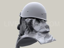 画像5: Live Resin[LRE35272]1/35  PMG-2ガスマスク着用ヘッド(4)(6個)