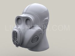 画像3: Live Resin[LRE35274]1/35  ロシア空挺隊”ハムスター”ガスマスク着用ヘッド(1)(5個)