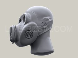 画像5: Live Resin[LRE35274]1/35  ロシア空挺隊”ハムスター”ガスマスク着用ヘッド(1)(5個)