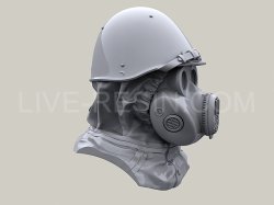 画像6: Live Resin[LRE35276]1/35  ロシア空挺隊”ハムスター”ガスマスク着用ヘッド(3)(5個)