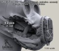 Live Resin[LRE35277]1/35  ロシア空挺隊”ハムスター”ガスマスク着用ヘッド(4)(5個)