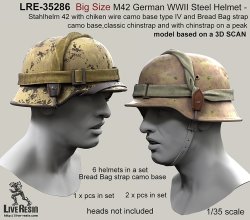 画像2: Live Resin[LRE35286]1/35  WWII独 M42ヘルメット(大)(4)(6個)