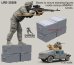 画像2: Live Resin[LRE35288]1/35  ハンヴィー射手用踏み台ボックスセット (2)