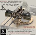 Live Resin[LRE35290]1/35  ハンヴィー用M2 .50口径連装機銃セット(2)