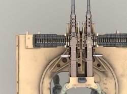 画像12: Live Resin[LRE35290]1/35  ハンヴィー用M2 .50口径連装機銃セット(2)