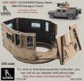 Live Resin[LRE35291]1/35  米特殊部隊用ハンヴィーGMV-M装甲銃塔(1)