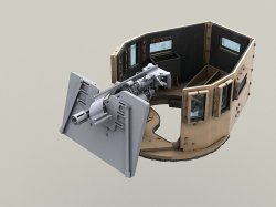 画像5: Live Resin[LRE35291]1/35  米特殊部隊用ハンヴィーGMV-M装甲銃塔(1)